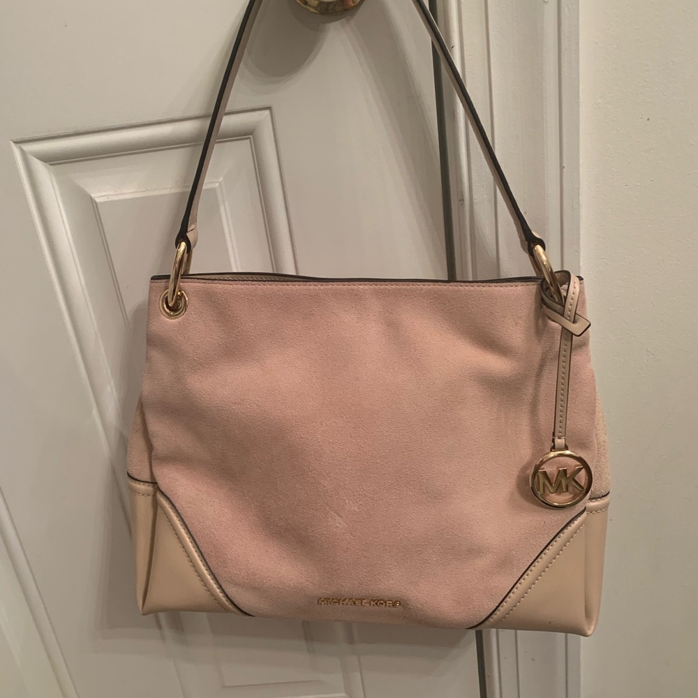 Michael Kors Pink Suede handbag